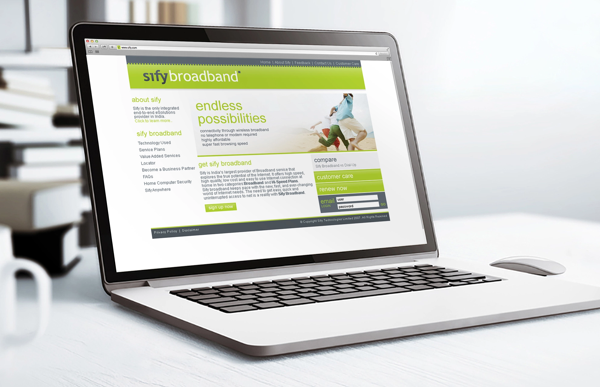 lopez-design-sify-webpage-laptop-logo-identity-page-internet-branding