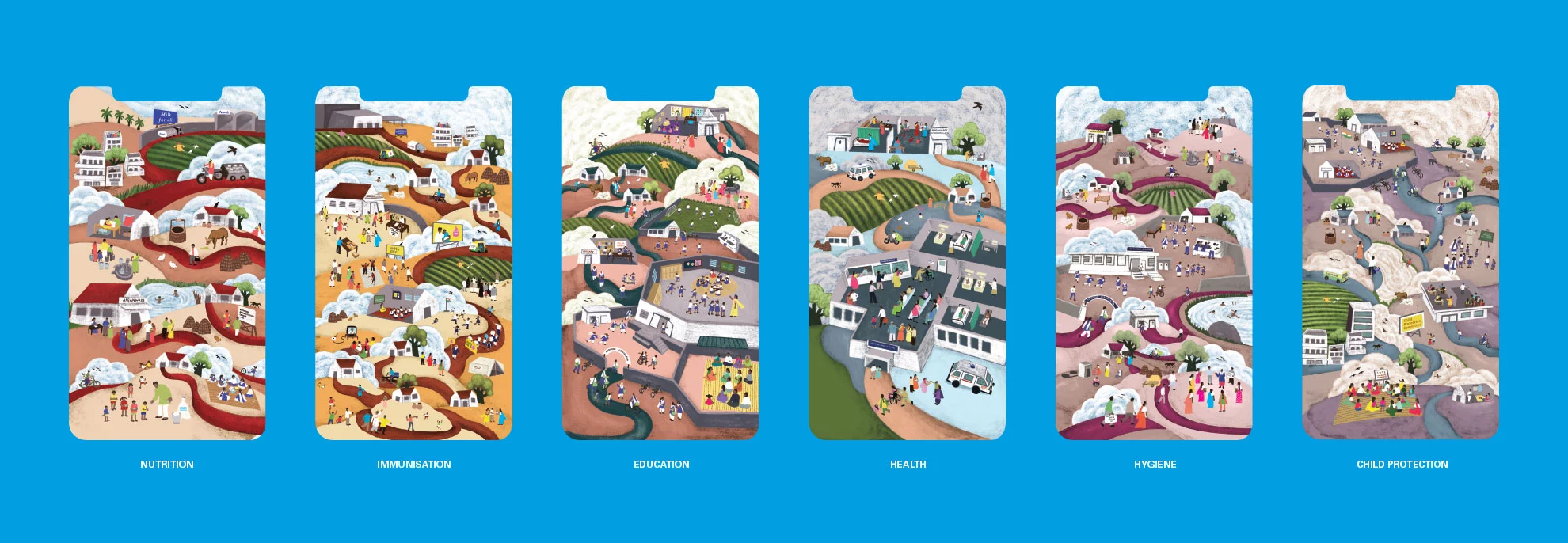 lopez-design-unicef-nutrition-immunisation-education-health-hygiene-mobile-phone-screen-illustration-calendar