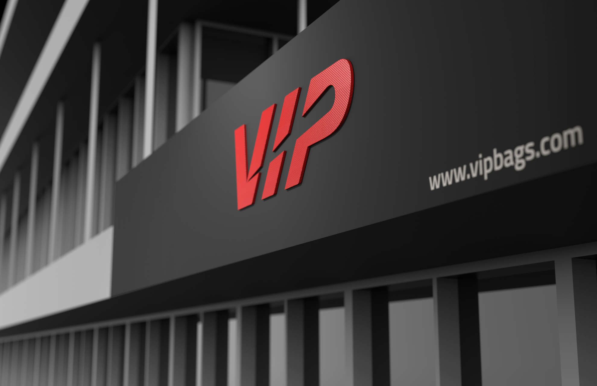 Storefront logo design for VIP