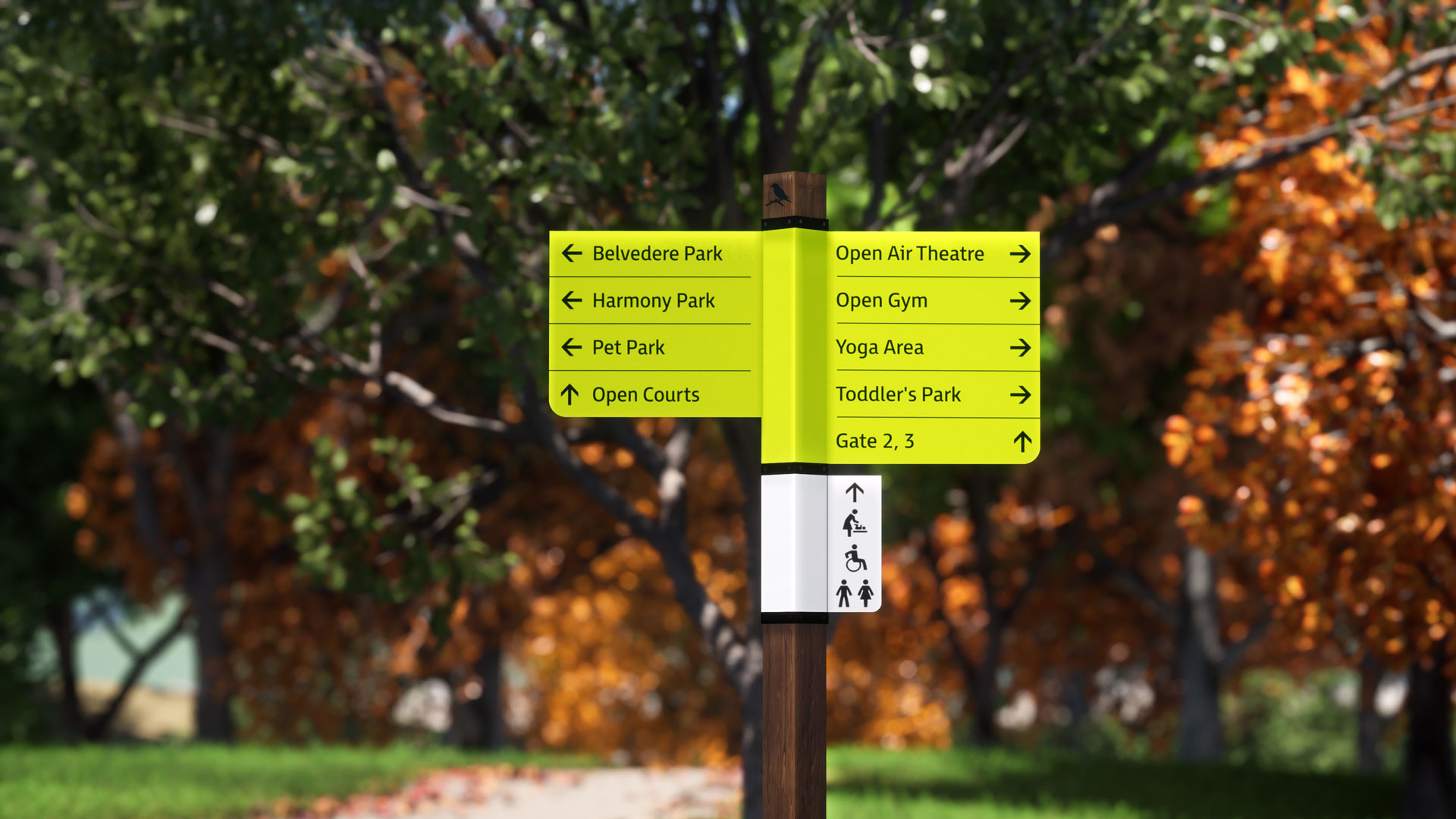 Direction Signage for Godrej Riverhills Central Park