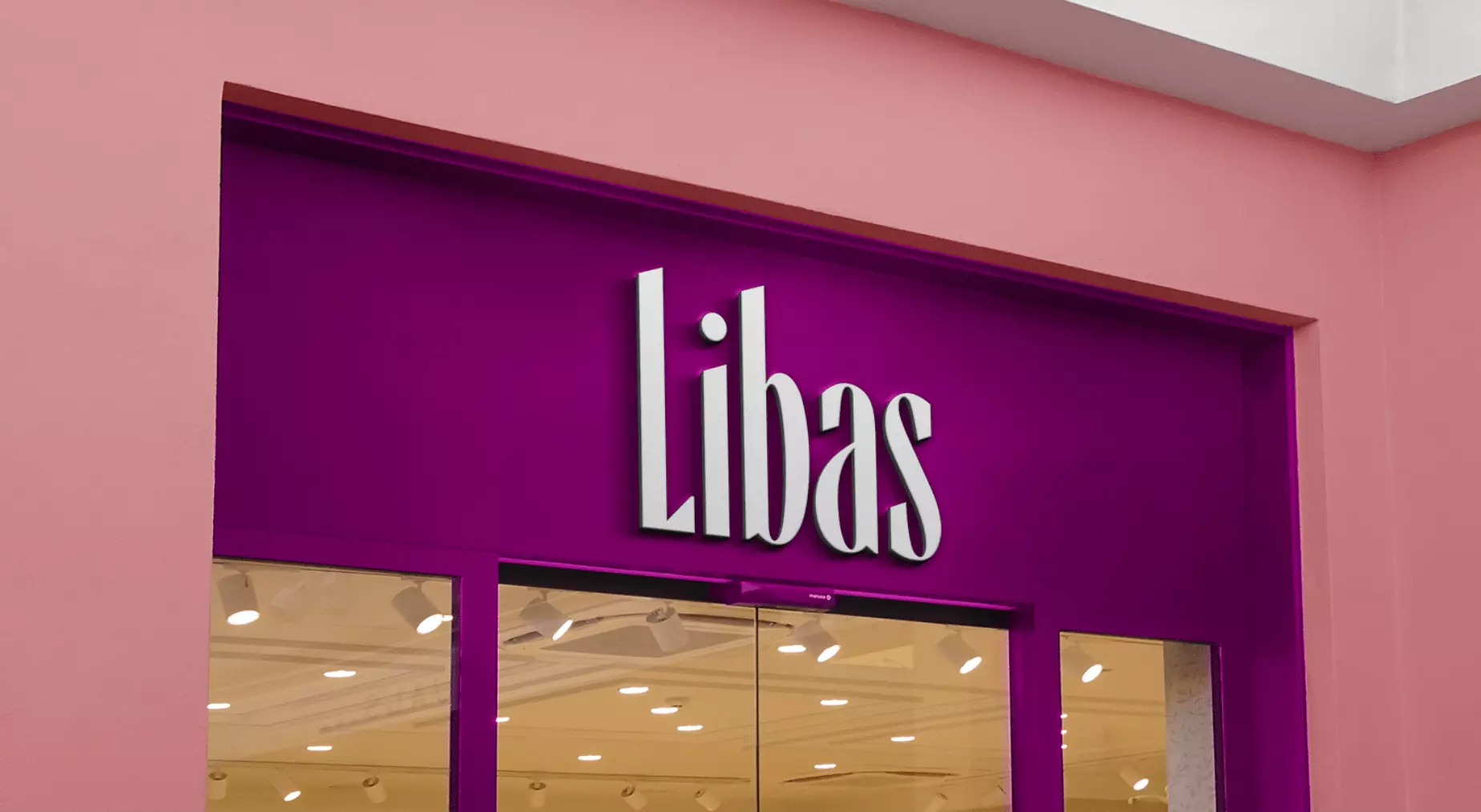 Store front design and space branding for Libas