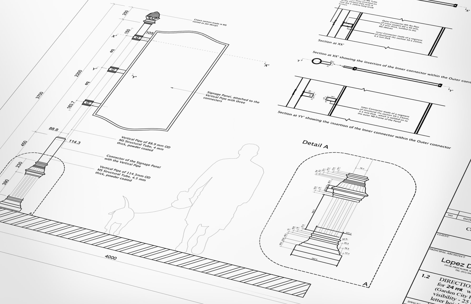 lopez-design-dlf-garden-city-drawing-sign-wayfinding-pole-cad