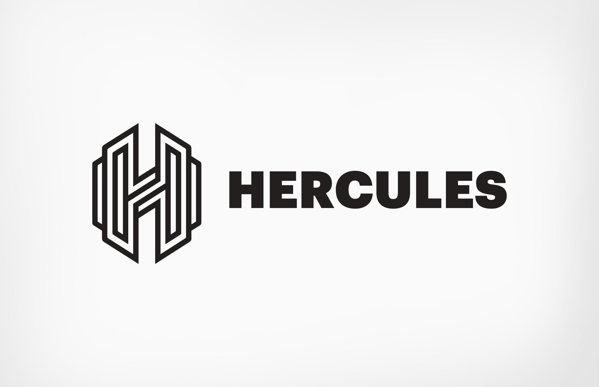 lopezdesign-hercules-logo-type-line-logo