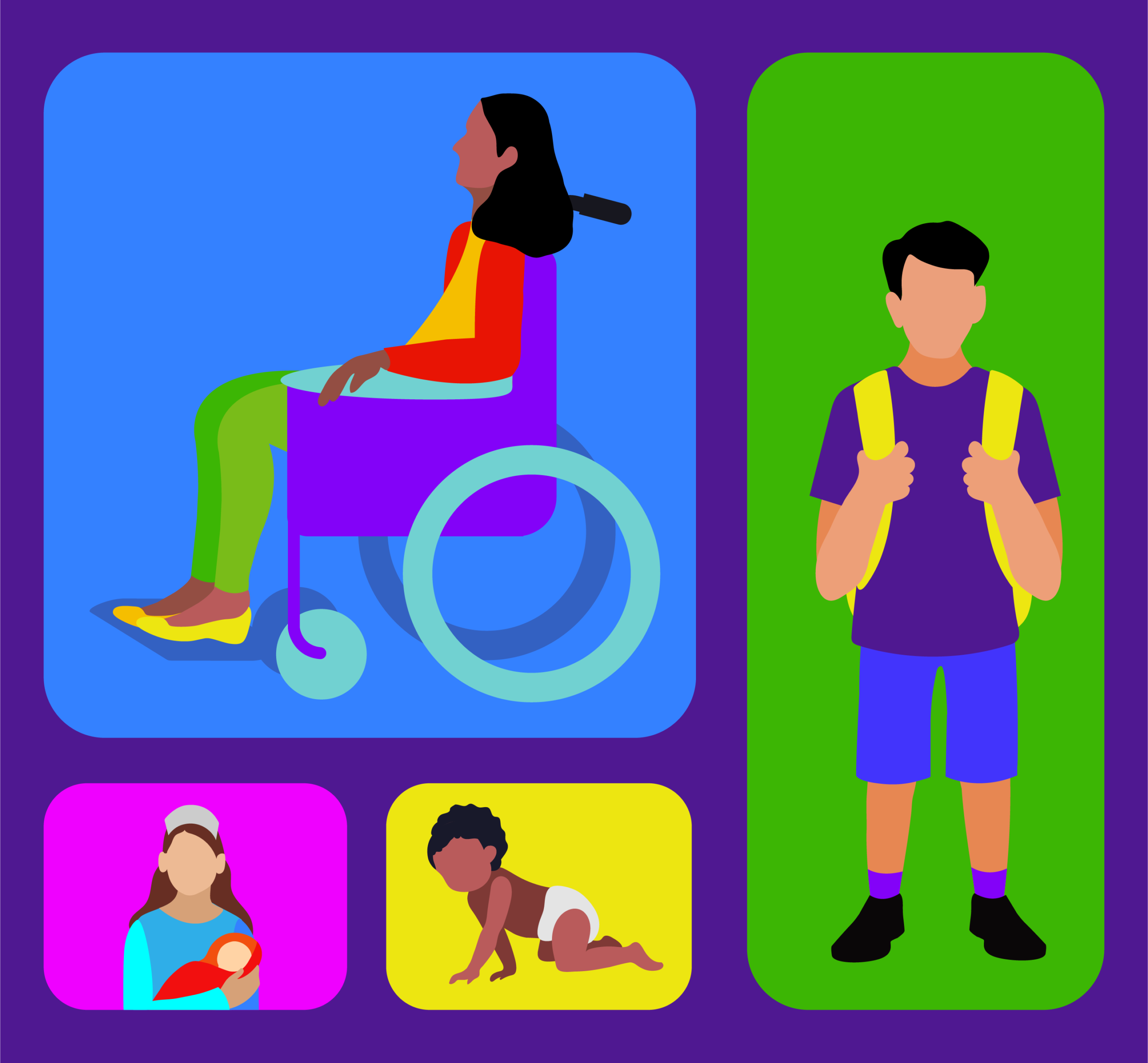 Illustrated icons for PMNCH by Lopez Design