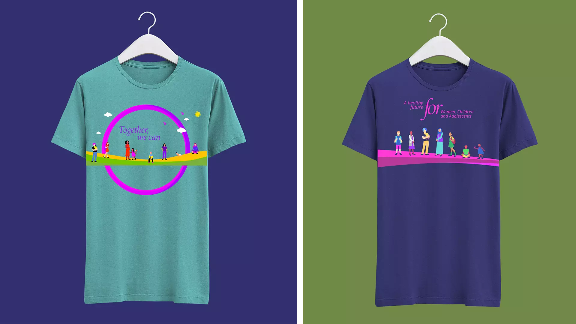 Merchandise design for PMNCH