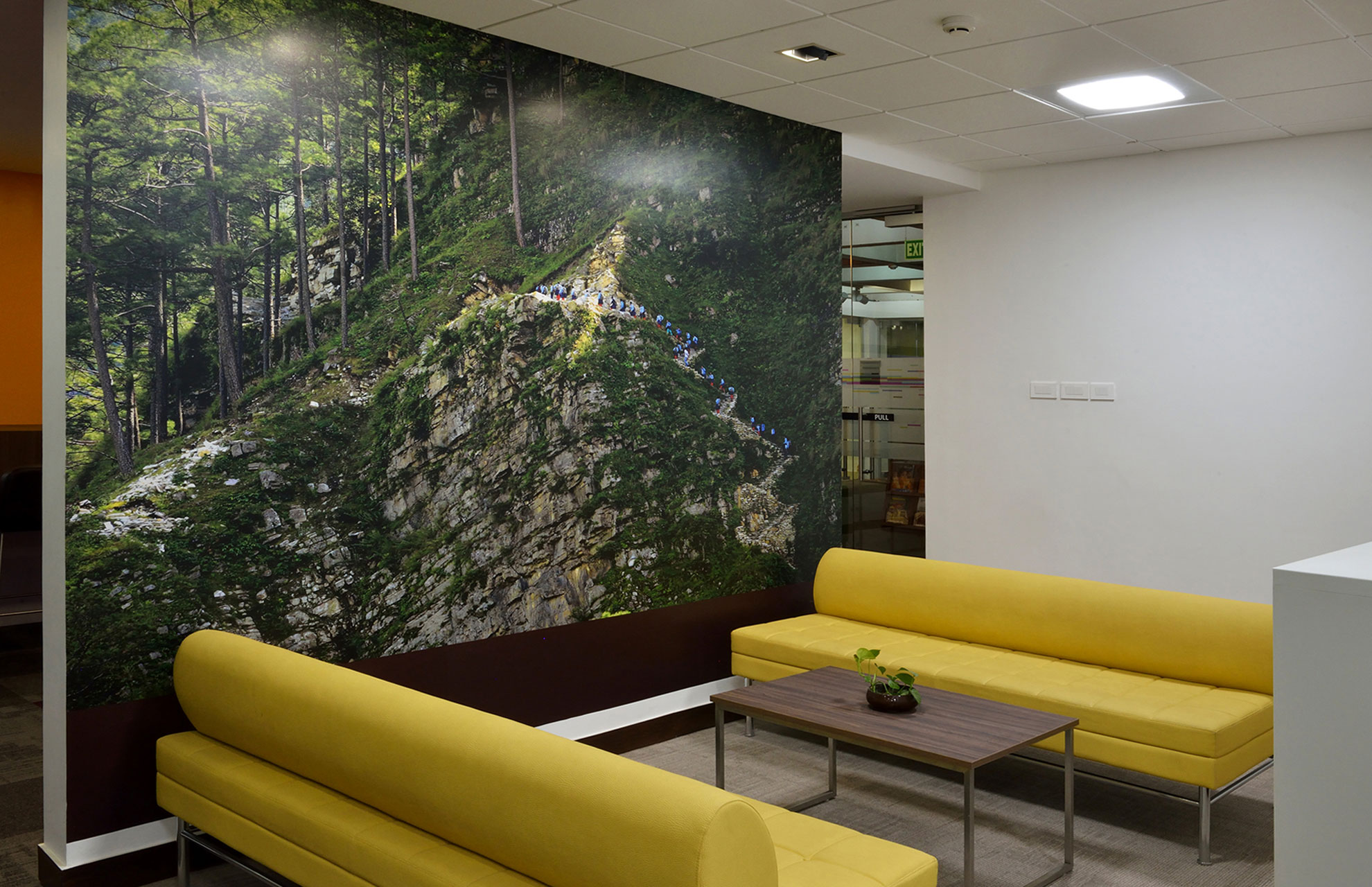 Unicef-Nepal-mountain-wall-graphic-space-design-office-Lopez-Design