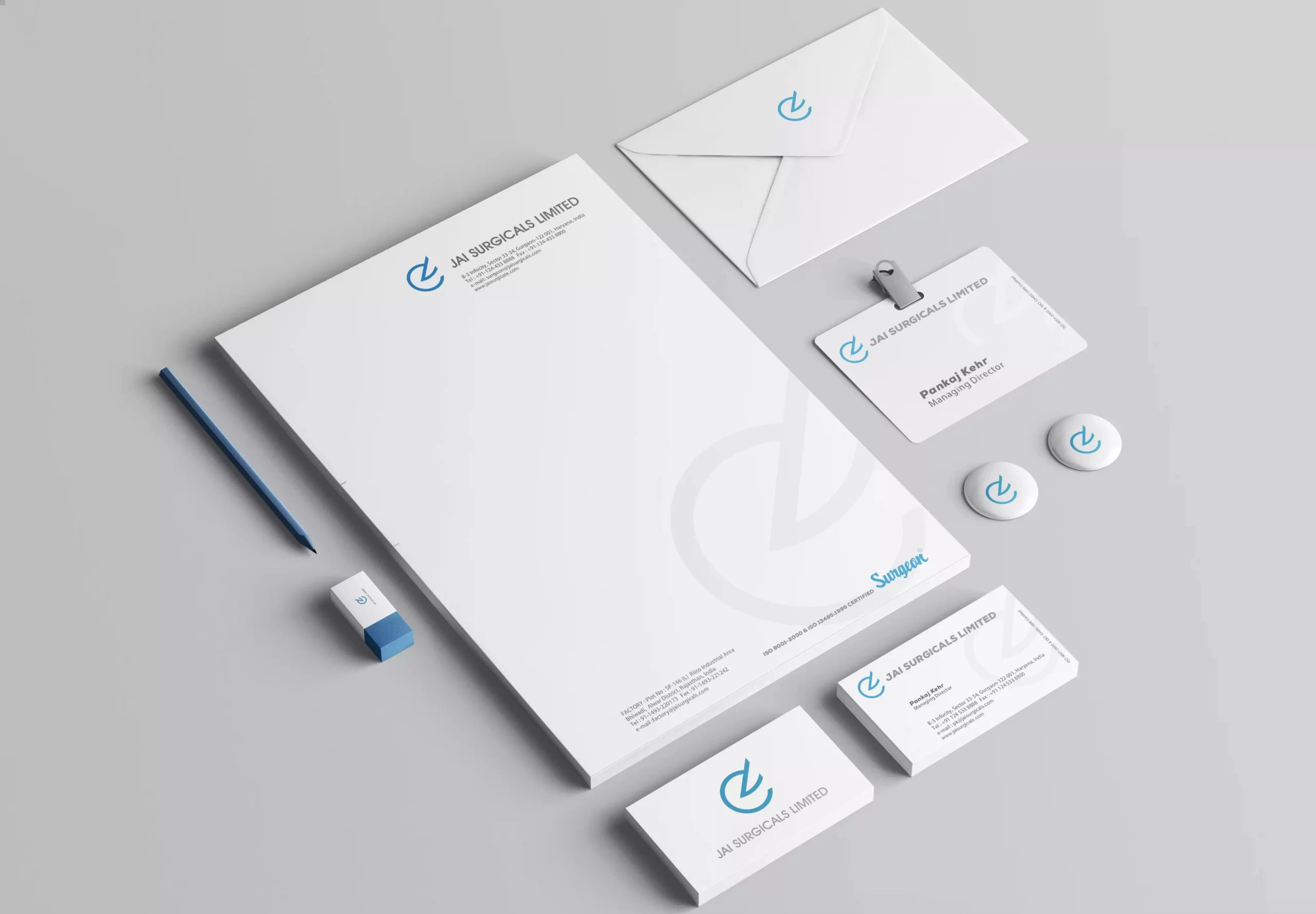 jai surgicals-lopez-design-logo-print-medical-branding